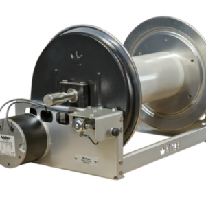 KR1A18E Kings 18" Aluminum Electric Hose Reel with SS Manifold