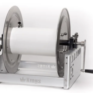 KR1A12 Kings 12" Aluminum Manual Hose Reel with SS Manifold