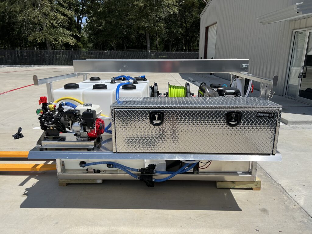 8FT Aluminum Skid Texas Forever