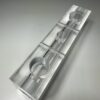 Clear Poly Block Manifold 1" - 3 Port