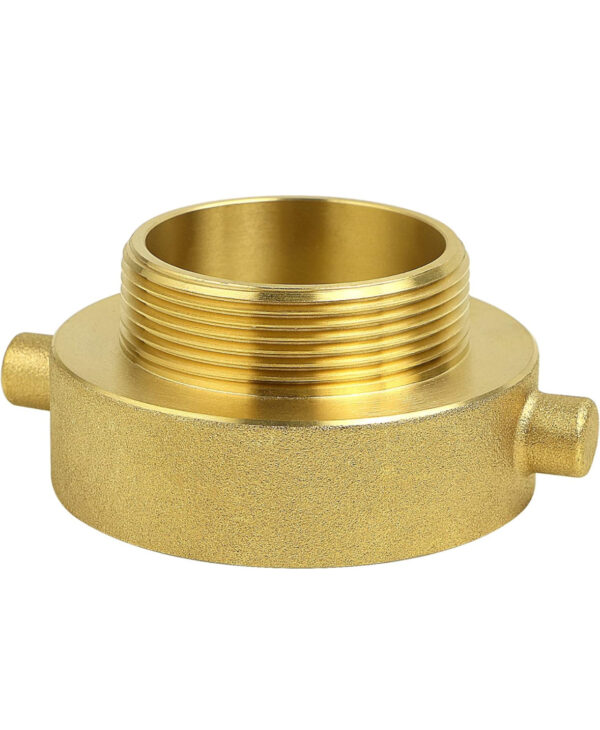2-1/2" NST (NH) Female x 2" NPT Male Brass Fire Hydrant Adapter