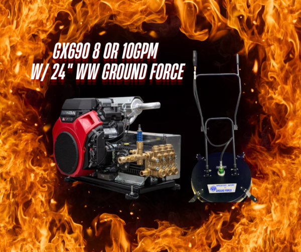 GX690 8 or 10GPM 24” WW Combo Kit