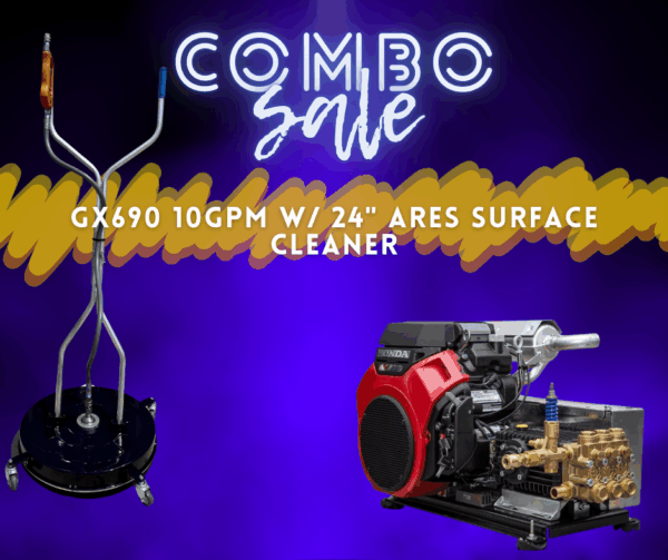 GX690 8 or 10GPM 24” Ares Combo Kit
