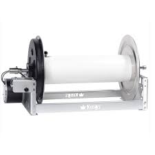 KR322E Kings Hose Reel 22in Electric Reel with 1" Stainless Steel Manifold